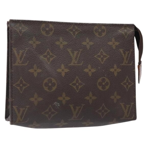 LOUIS VUITTON Monogram Poche Toilette 19 Pouch - Picture 1 of 15